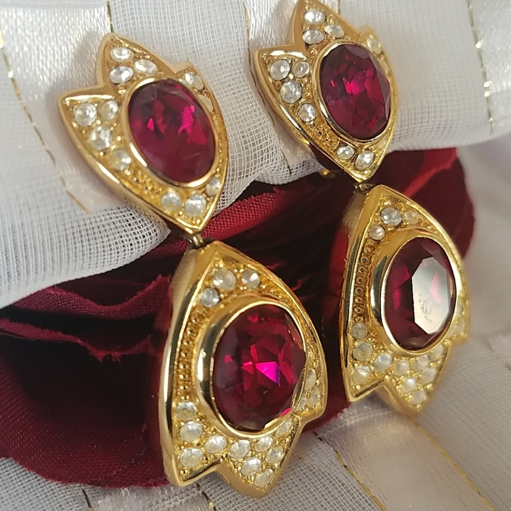 CHRISTIAN DIOR EARRINGS - Picture 2 of 5